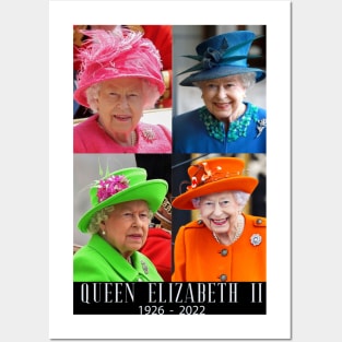 Rip Queen Elizabeth II God Bless the beautiful Queen 1926-2022 Posters and Art